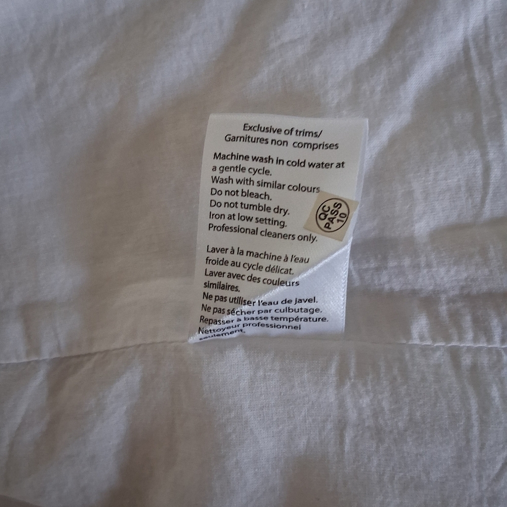 NWT Silver Jeans/ Elegant White Linen Blend Wrap/ Mini Dress/ US XS - Picture 9 of 12